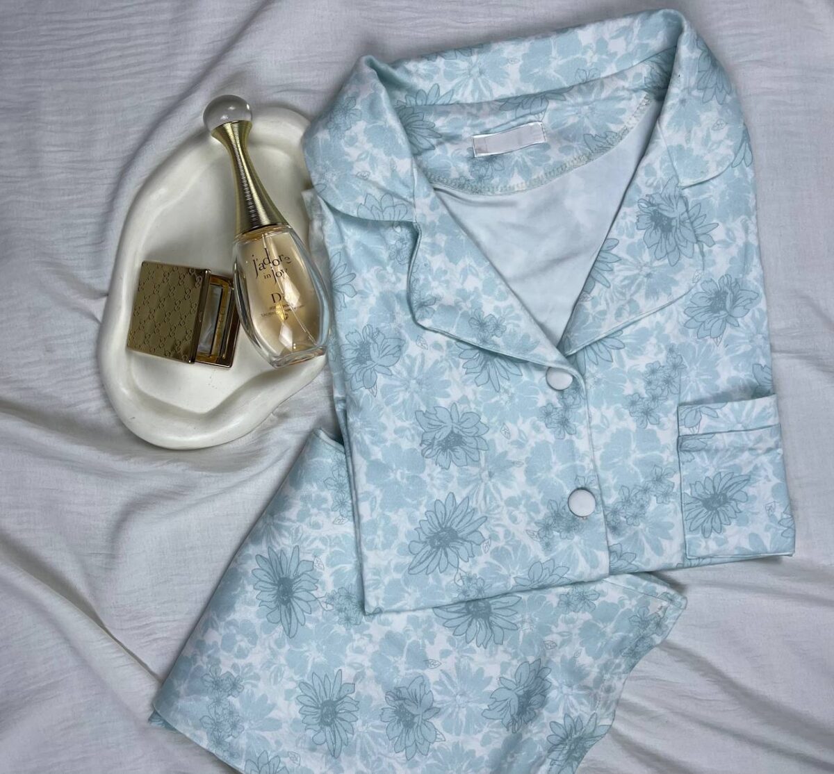 Cotton classic pijama set with lycra - Image 1