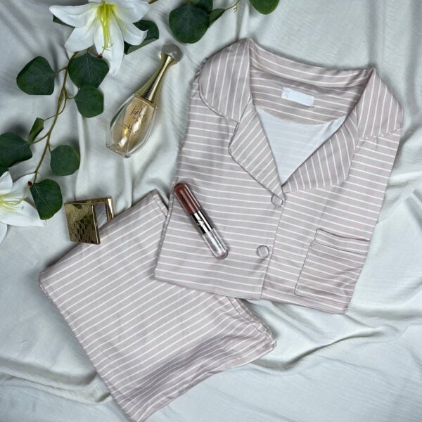 Cotton classic pijama set with lycra 