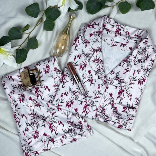 Cotton classic pijama set with lycra