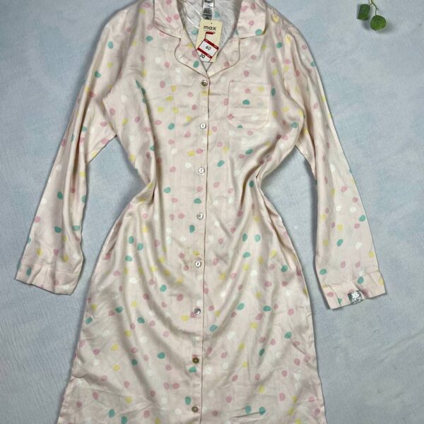 Cotton classic sleeping shirt from max   Xs