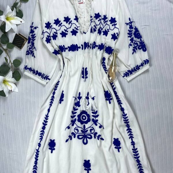 Cotton embroidered beach dress from splash