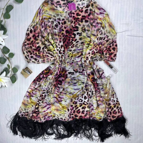 Colourful chiffon vest from splash