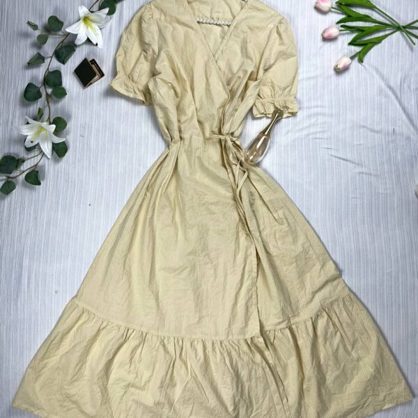 Cotton croisee beach dress from splash