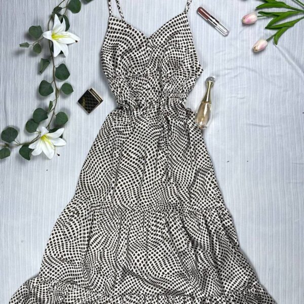 Long satin dress from splash