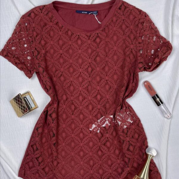 Lace cotton top from kiabi