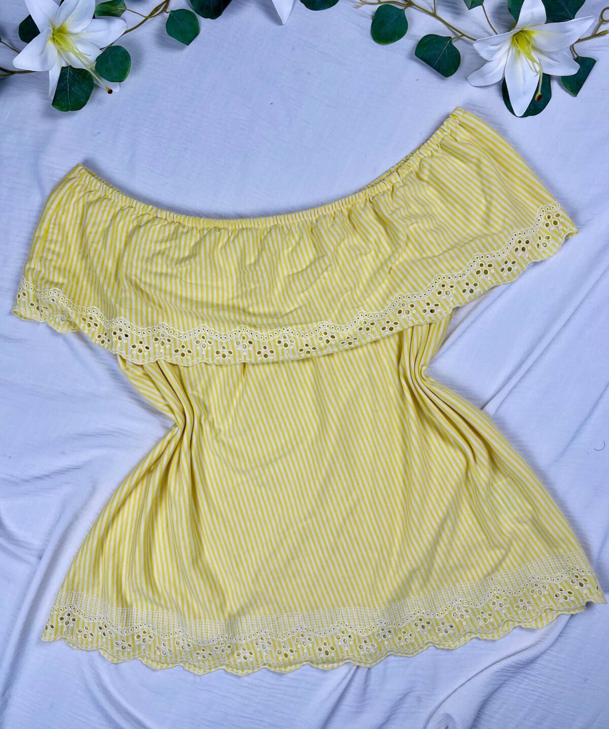 Off shoulder cotton top from c&a - Image 1