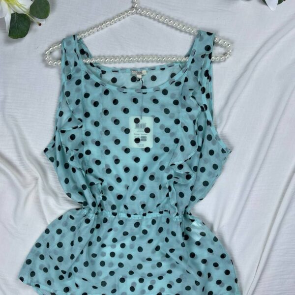Cute polka dot blouse made in uk