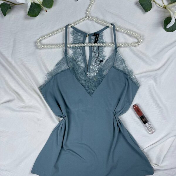 Cute top with lace made in uk