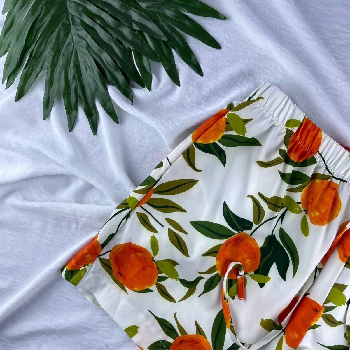 Floral crepe hot short from shein - Image 2