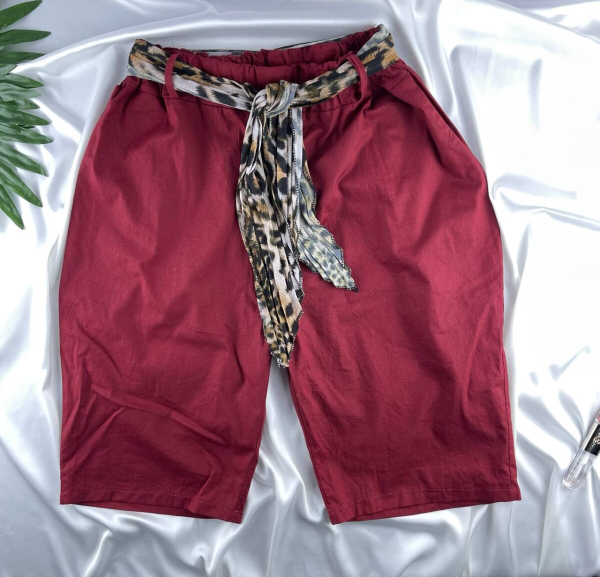 Cotton shorts with scarf from piazza italia - Image 1