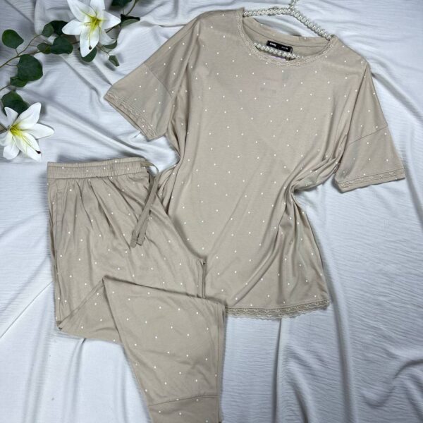 Oversized Pure cotton permoda pj set from Sinsay