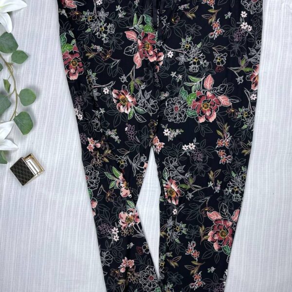 Floral jersey pants from max