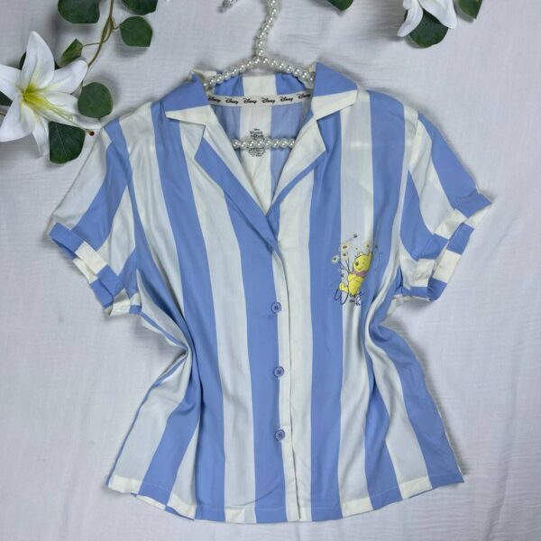 Cotton viscose boyfriend top from primark Xs