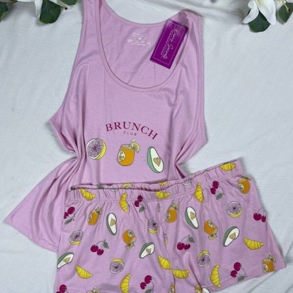 Cotton hot short pj set from primark M