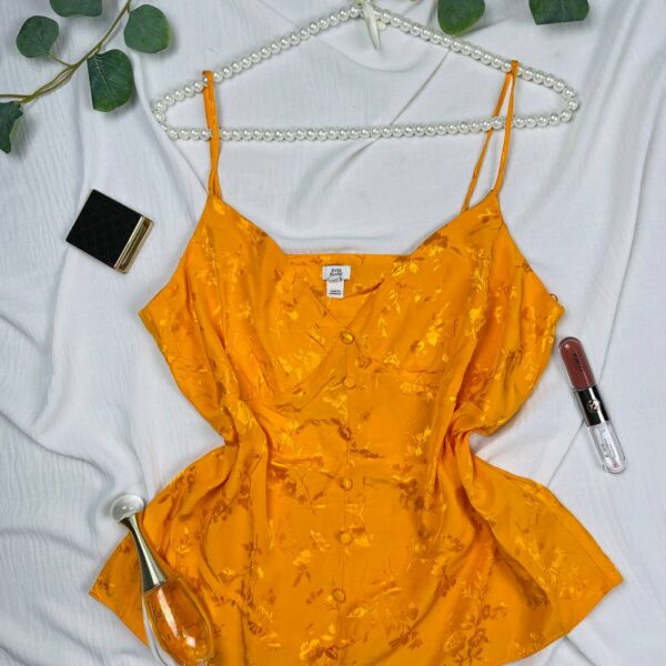 Satin lingerie top from river island Size 14