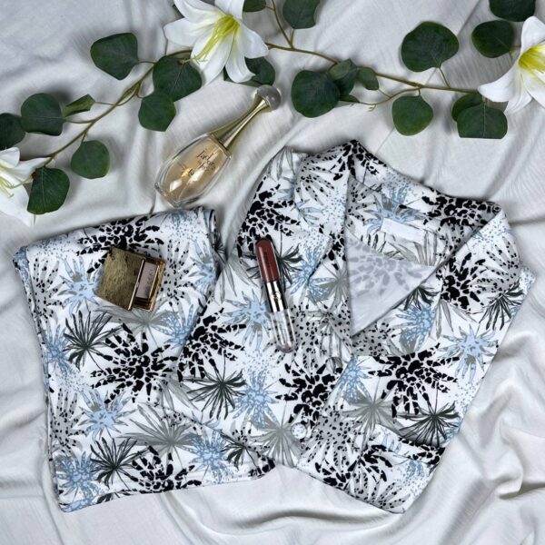 Cotton classic pijama set with lycra