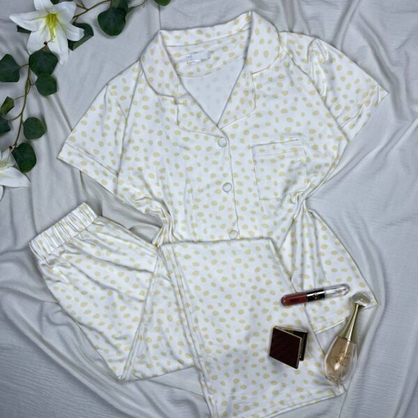 Cotton classic pijama set with lycra 
