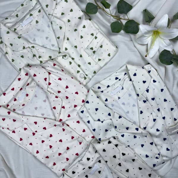 Cotton classic pijama set with lycra