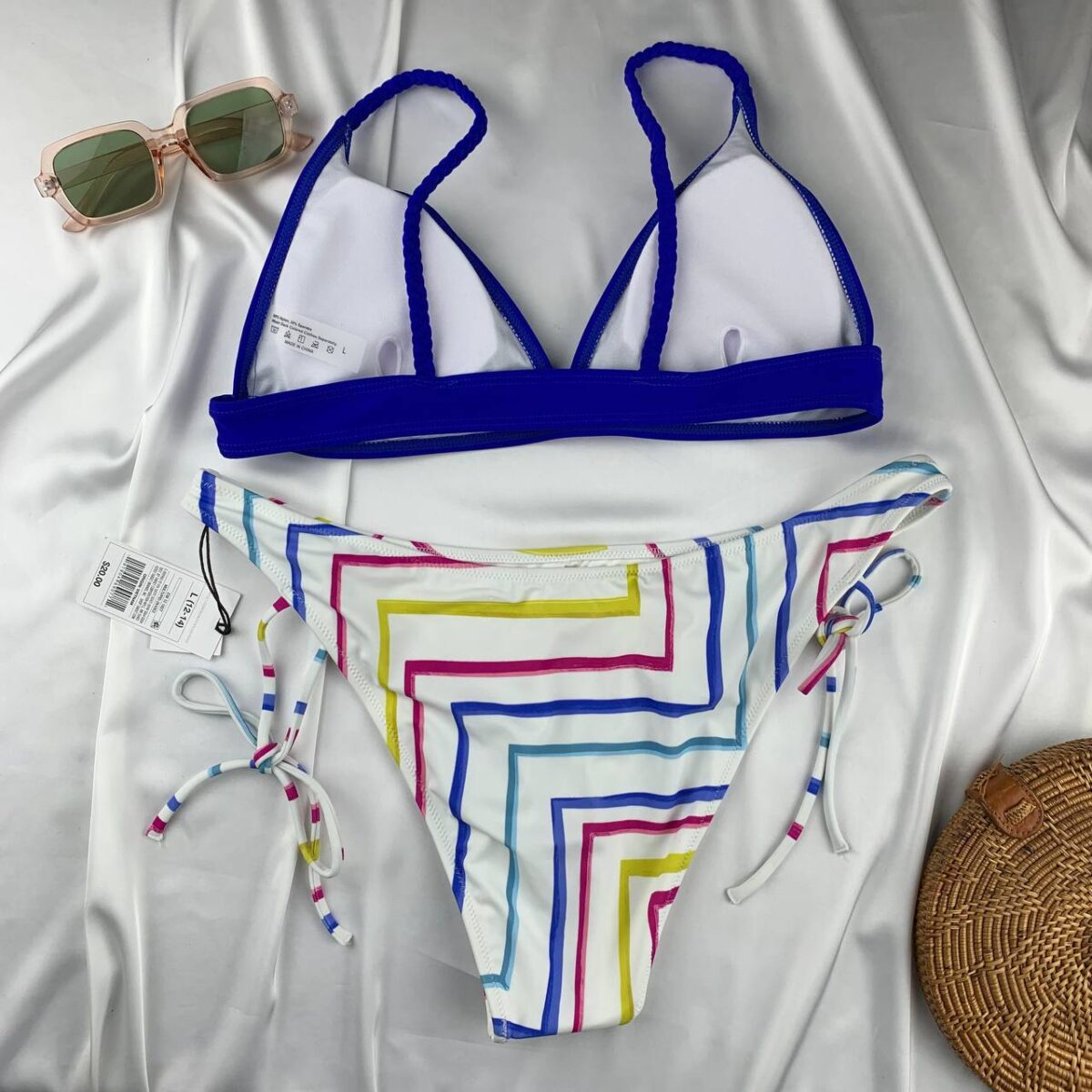 Unwired padded bra & panty bikini set - Image 2