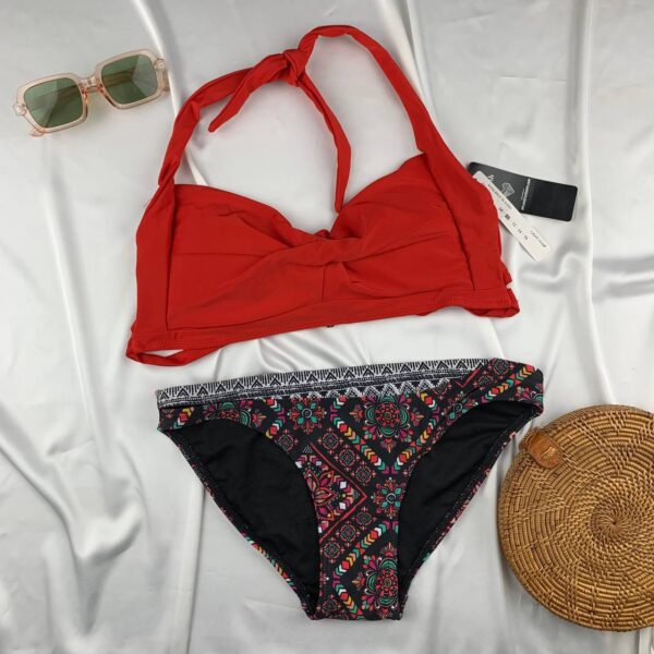 Unwired padded bra & panty bikini set from splash