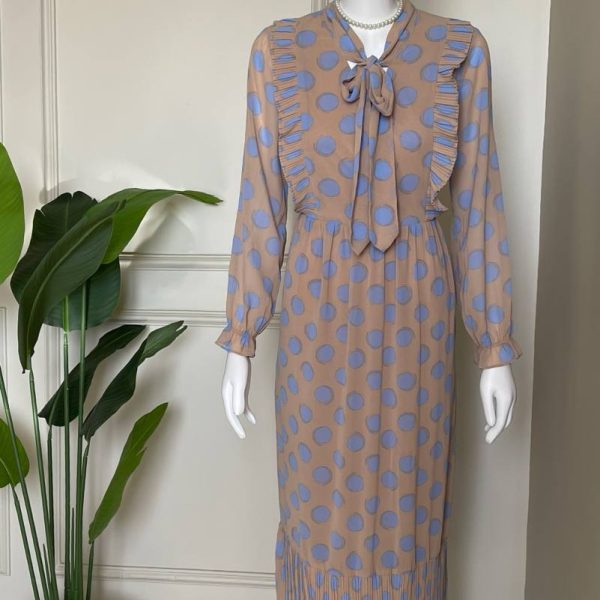 Long modest chiffon dress from splash