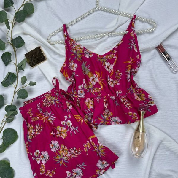 Floral cotton pijama set from emme jordan