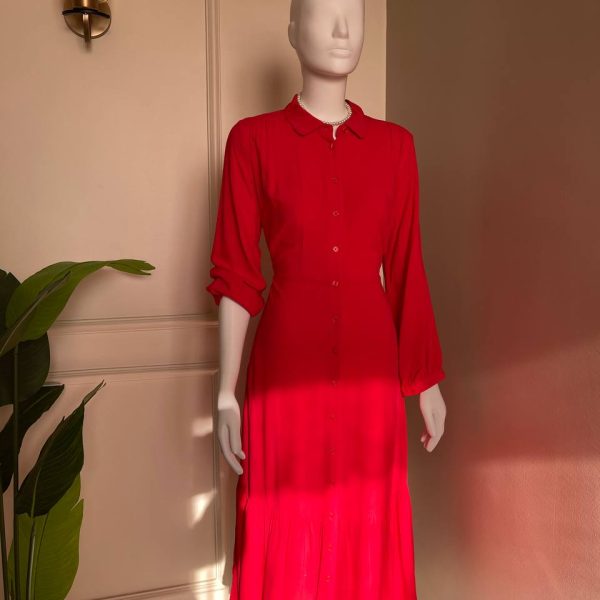Long cotton shirt dress from Splash