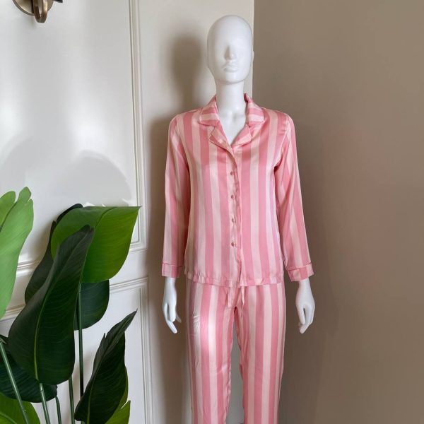 Silky satin pijama set from max
