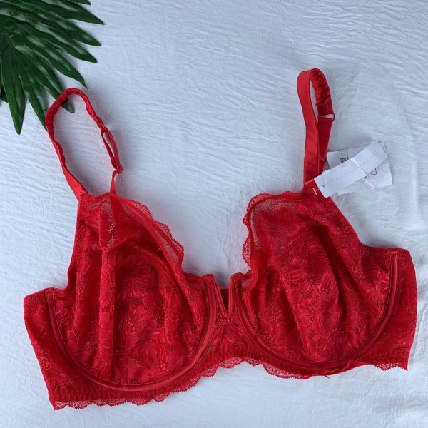Wired lace lingerie bra from pretty