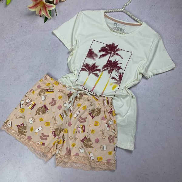 Cotton hot short pijama set from Zeeman