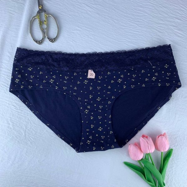 Cotton panty with lace from splash