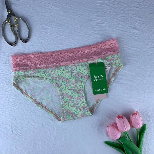 Cotton panty with lace from splash