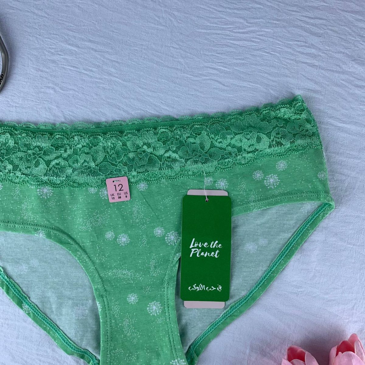 Cotton panty with lace from splash - Image 3