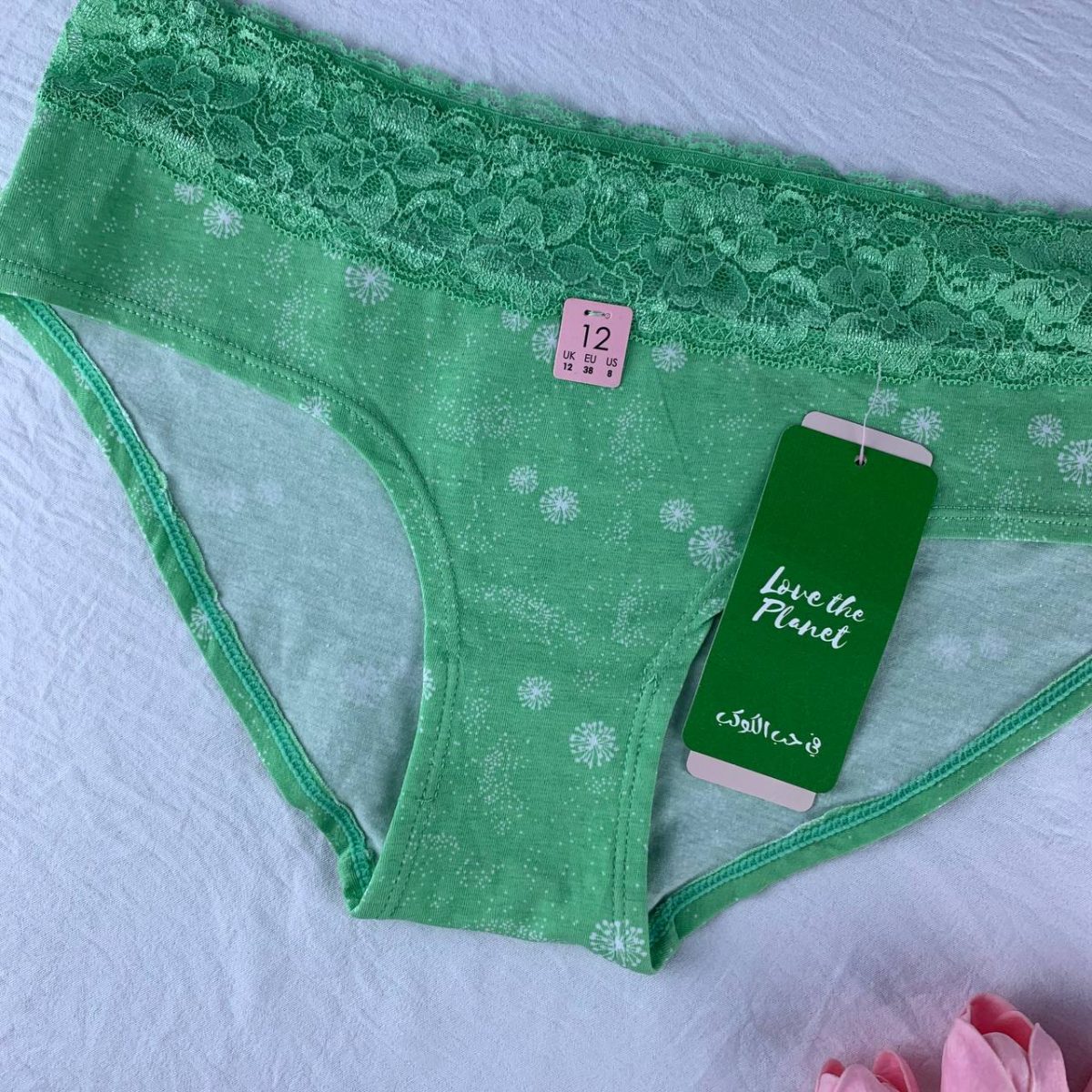 Cotton panty with lace from splash - Image 2