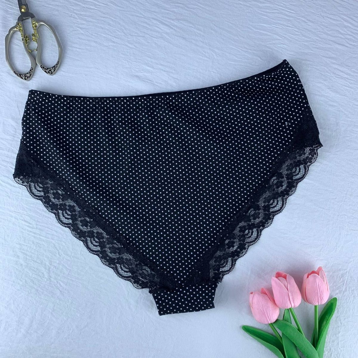 Cotton panty with lace from splash - Image 2