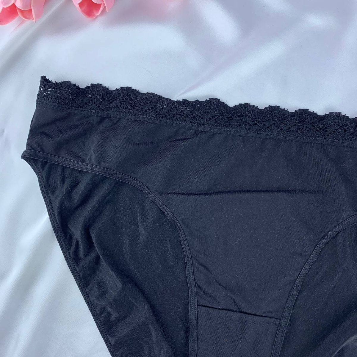 Jersey panty with lace from Gina - Image 4