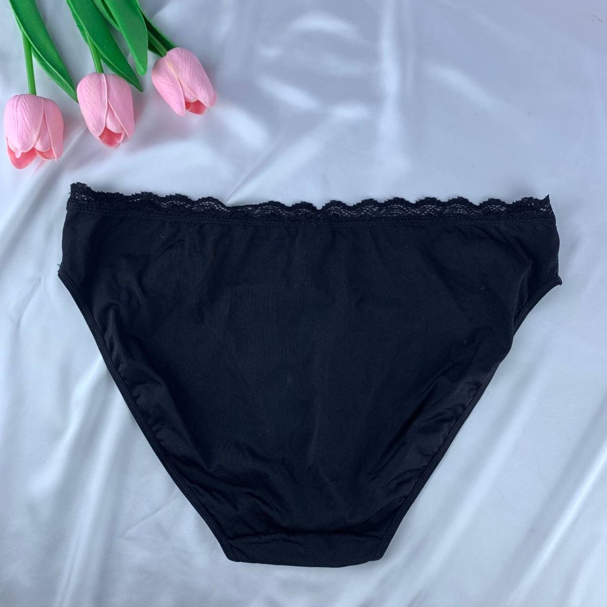 Jersey panty with lace from Gina - Image 3