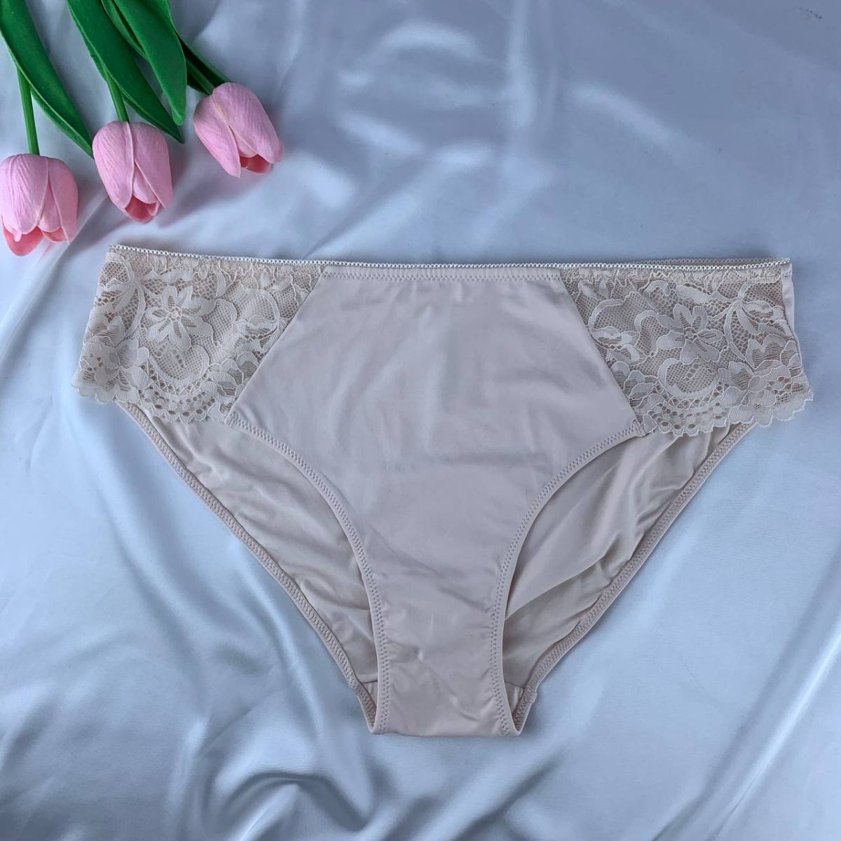 Jersey panty with lace from esmara - Image 1