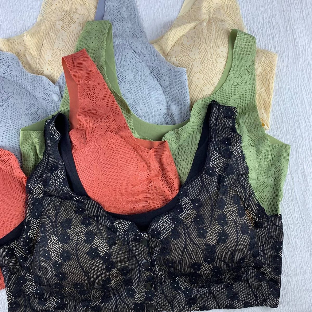 Big size maternal laser front opening unwired padded bra - Image 10