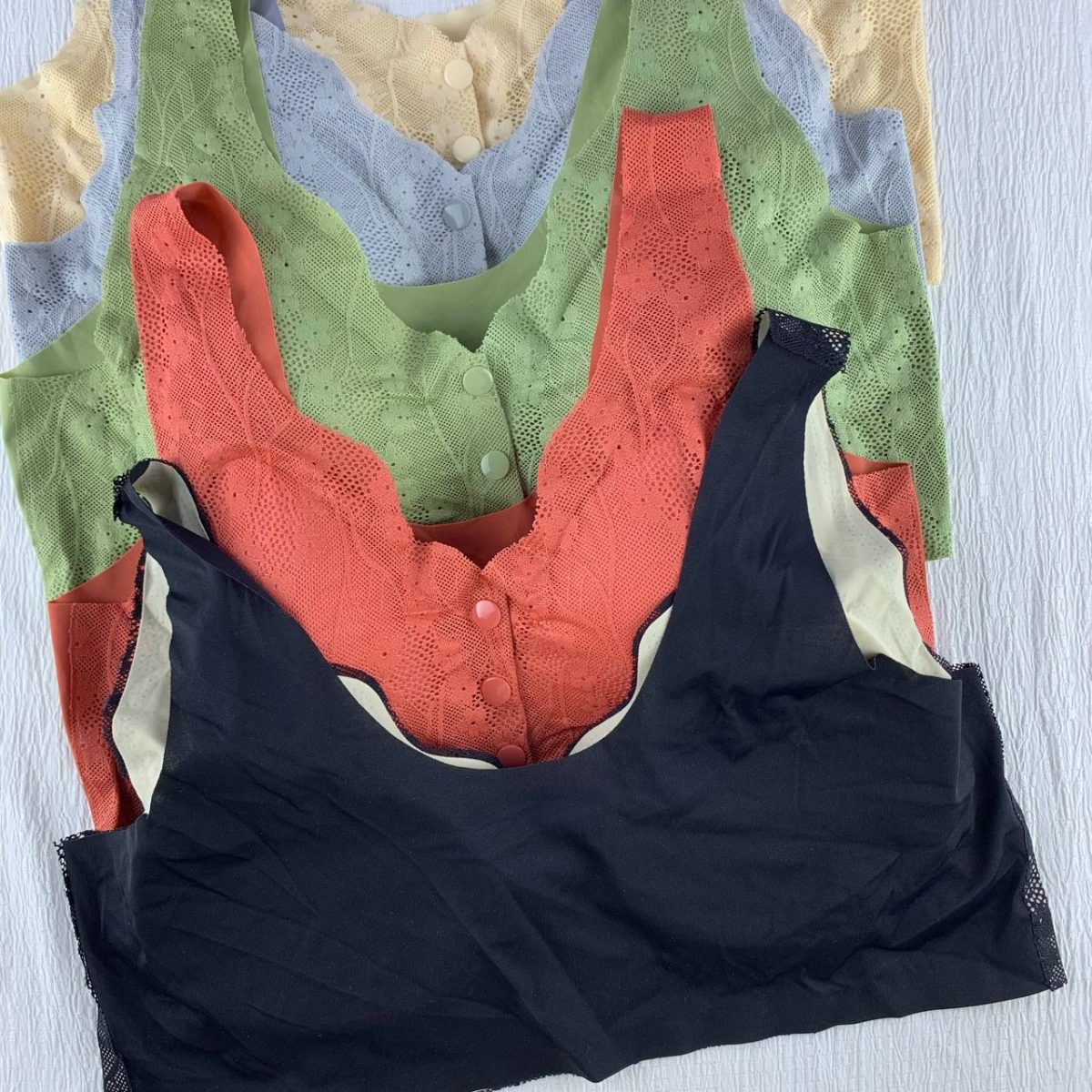 Big size maternal laser front opening unwired padded bra - Image 6