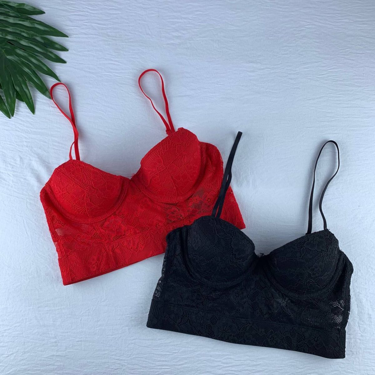 Lace lingerie bra wired padded from H&M-32A - Image 1