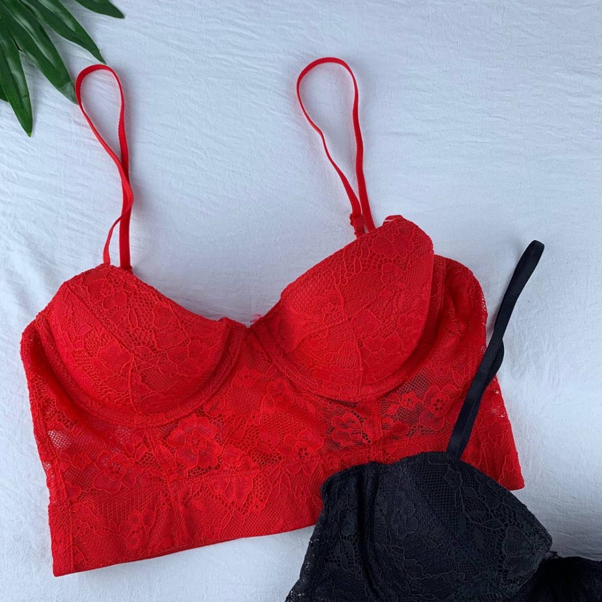 Lace lingerie bra wired padded from H&M-32A - Image 4