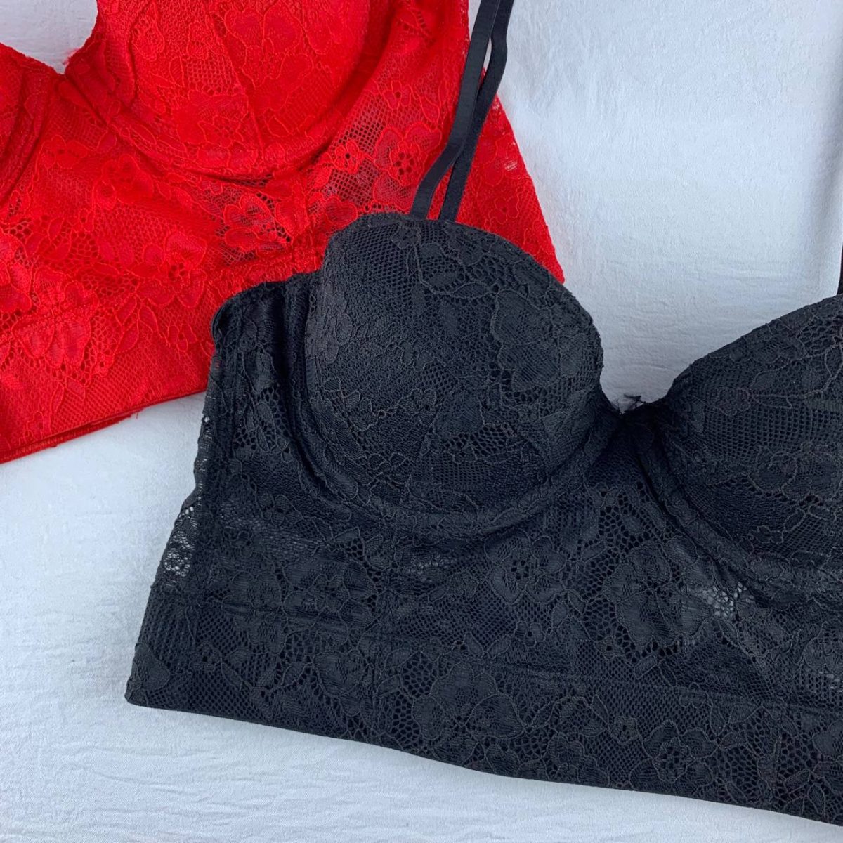 Lace lingerie bra wired padded from H&M-32A - Image 2