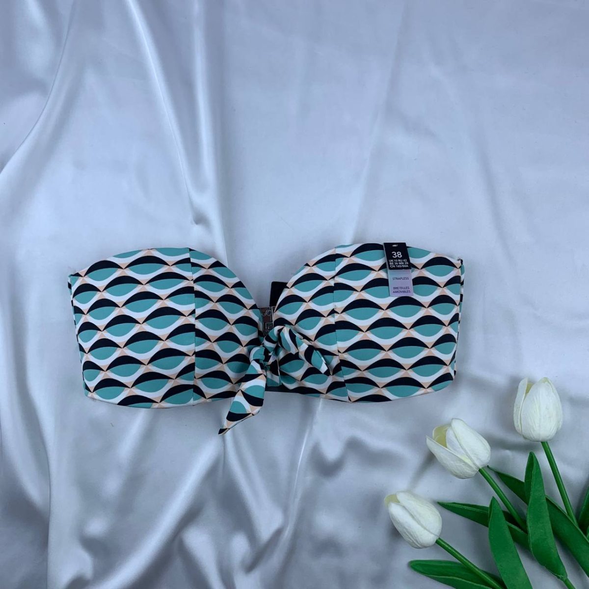 Unwired padded bikini top from Peinette- 38 - Image 1