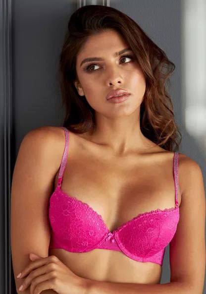 Wired padded demi bra from max