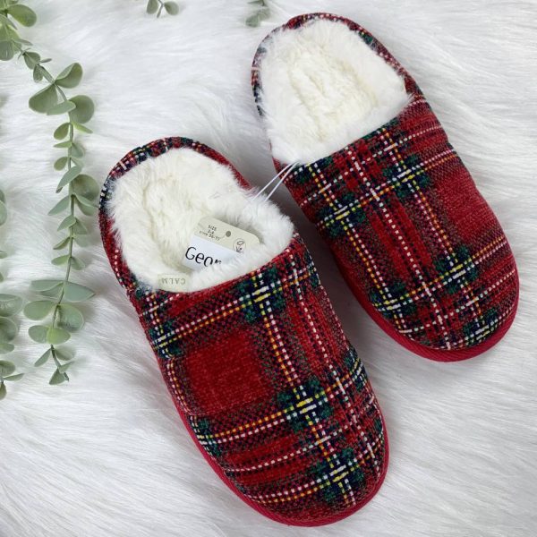 Fur cjique slippers from George uk
