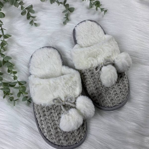 Fur slipper made in uk