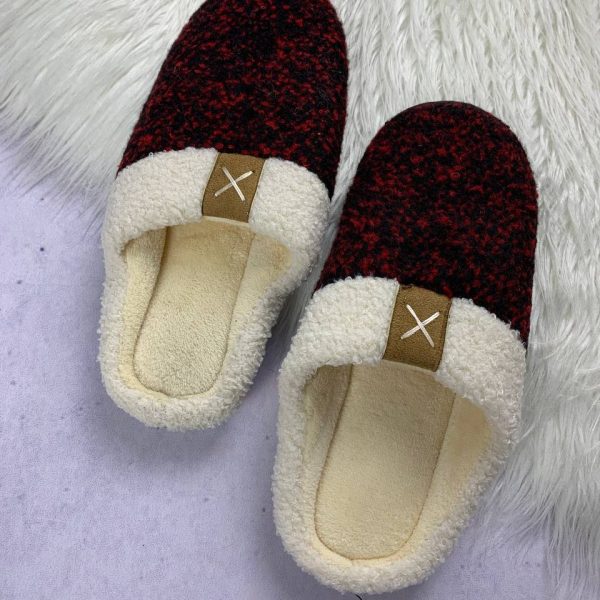Cozy fur slipper from zizzor made in uk