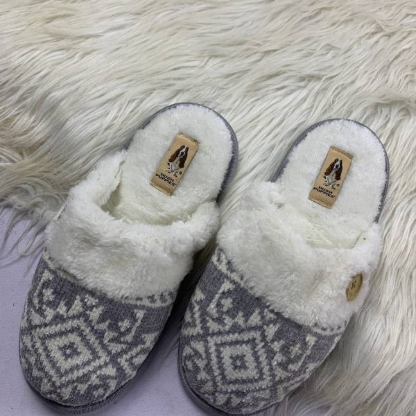 Hush puppies fur slippers