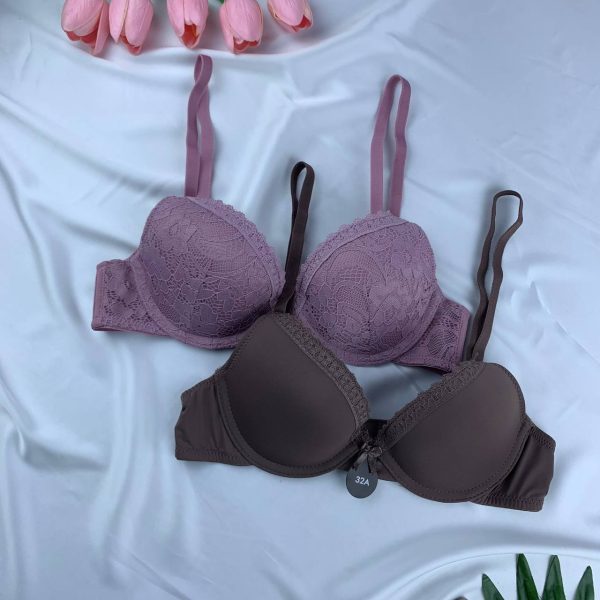 Max 2-Pack Wired Padded Demi/Plunge Bras